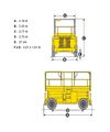 Ножничный дизельный подъемник Haulotte H 15 SX