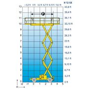 Дизельный ножничный подъемник Haulotte H 12 SX