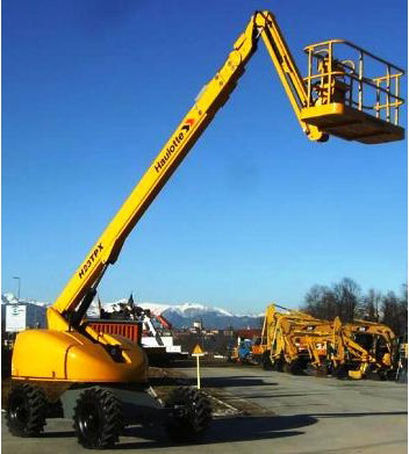 Дизельный телескопический подъемник Haulotte H 23 ТPX