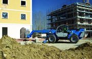 Телескопический погрузчик GTH-4017 SX на стройплощадке