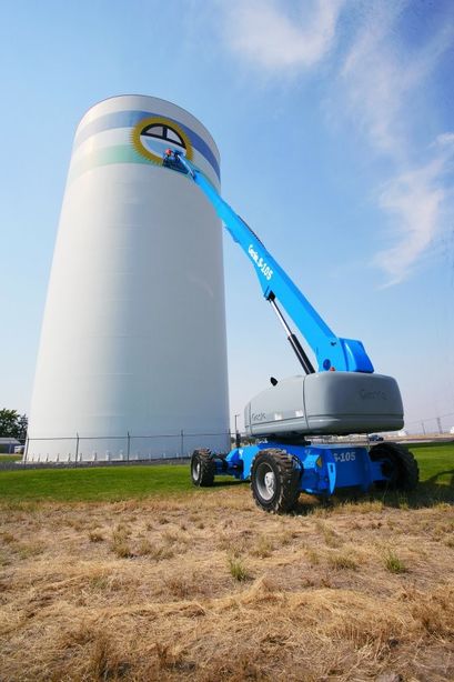 Телескопический дизельный подъемник Genie S-105