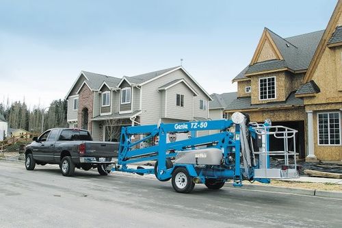 Транспортировка подъемника Genie TZ-50